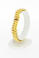18 Karat geflochtenes Armband - 20,5 cm