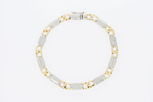 14 Karat Gold K&ouml;nigsarmband - 23,3 cm