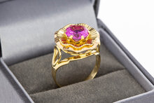 Vintage Ring 750 Gold mit Spinell - 16,8 mm