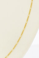 585 Gelbgold Figaro Kette - 45 cm