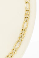 Figaro Gelbgoldkette 14 Karat - 62 cm