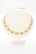 Halskette 750 bicolor Gold - 46,5 cm