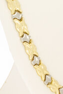 Halskette 750 bicolor Gold - 46,5 cm