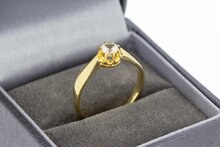 Vintage Rosettenring 14 Karat Gold - 17,2 mm