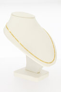 585 Gelbgold Figaro Kette - 55,2 cm
