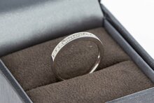 9 Karat Wei&szlig;gold Memoirering - 15,5 mm