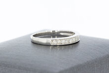 9 Karat Wei&szlig;gold Memoirering - 15,5 mm