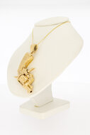 Revolveranh&auml;nger 14 Karat Gold - 5 cm