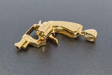 Revolveranh&auml;nger 14 Karat Gold - 5 cm