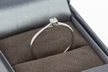 9 Karat Gold Diamant Damenring - 16,5 mm