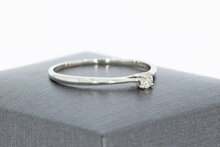 9 Karat Gold Diamant Damenring - 16,5 mm