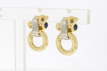 585 Bicolor Gold Ohrstecker - 2,6 cm