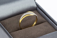 375 Bicolor Gold Damenring - 16,3 mm