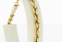 Kordelarmband 14 Karat Gold - 21 cm