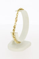 Kordelarmband 14 Karat Gold - 21 cm