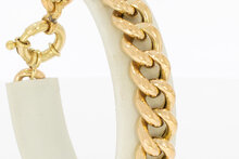 Panzer Armband Ros&eacute;gold 14 Karat - 20,5 cm