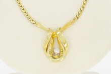 585 Gold Diamant Halskette - 42,5 cm