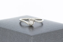 375 Gold Damen Diamantring - 15,8 mm