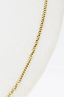 14 Karat Gold Panzer Damen Collier - 43,5 cm
