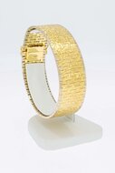 Breites 18 Karat Goldarmband - 18,8 cm