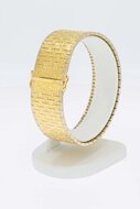 Breites 18 Karat Goldarmband - 18,8 cm