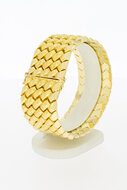 Retro Armband 750 Gelbgold - 20,1 cm
