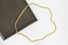 Byzantinische K&ouml;nigskette 14 Karat Gold - 51,1 cm