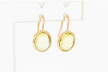 585 Gold Citrin Ohranh&auml;nger - 1,9 cm