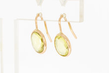 585 Gold Citrin Ohranh&auml;nger - 1,9 cm