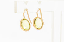 585 Gold Citrin Ohranh&auml;nger - 1,9 cm