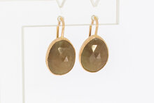 Saphiranh&auml;nger 585 Ros&eacute;gold - 2,2 cm