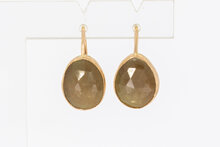 Saphiranh&auml;nger 585 Ros&eacute;gold - 2,2 cm