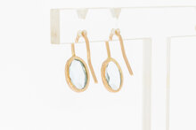 Aquamarin Anh&auml;nger 585 Gold - 1,6 cm