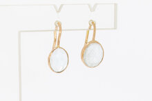 585 Gold Aquamarin Anh&auml;nger - 1,9 cm