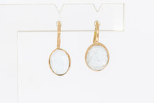 585 Gold Aquamarin Anh&auml;nger - 1,9 cm