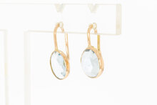 585 Gold Aquamarin Anh&auml;nger - 1,9 cm