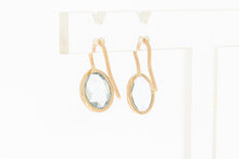 585 Gold Aquamarin Anh&auml;nger - 1,9 cm