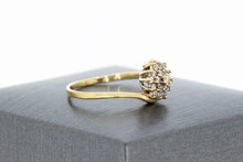 585 Gold Damenring mit Diamanten - 17,1 mm