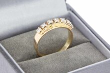 14 Karat Ring mit Diamant - 16,8 mm