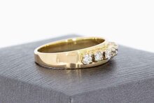 14 Karat Ring mit Diamant - 16,8 mm