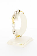 14 Karat Goldenes Gliederarmband - 20,5 cm