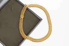 Geflochtene 18 Karat Goldkette - 41,7 cm