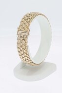 18 Karat Gold Retro Armband - 18,9 cm