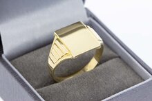 14 Karat Gold M&auml;nner Siegelring &ndash; 21,2 mm