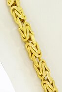 Byzantinischen Herren Kette 750 Gold - 80 cm