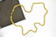 Byzantinischen Herren Kette 750 Gold - 80 cm