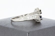 750 Edelstein Wei&szlig;gold Ring - 18,9 mm