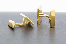 18 Karat Gold Manschettenkn&ouml;pfe mit Hematiet