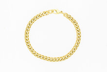 Panzerarmband 14 Karat Gold - 21 cm