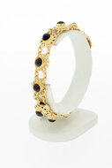Vintage Granatarmband 14 Karat Gold - 19 cm